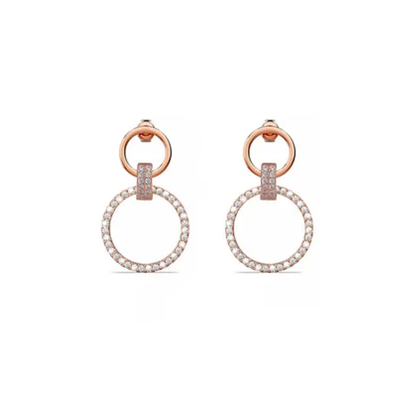 Rose_Gold_Plated_925_Silver_Zirconia_Circle_Earrings_For_Women