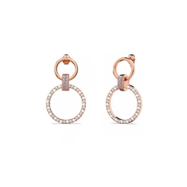 Rose_Gold_Plated_925_Silver_Zirconia_Circle_Earrings_For_Women