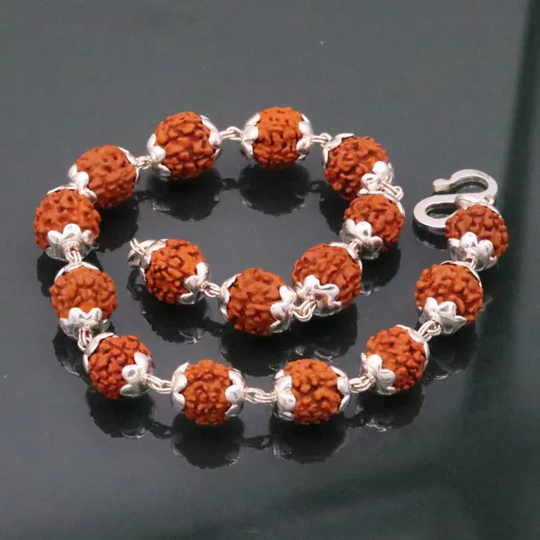 925_Silver_Semi_Precious_Rudraksh_Bracelete