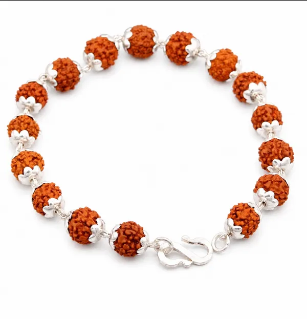 925_Silver_Semi_Precious_Rudraksh_Bracelete