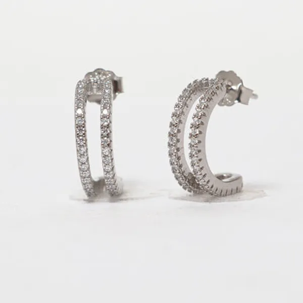 Silver_925_Sterling_Silver_Zircon_4-In-1_Earrings_For_Women
