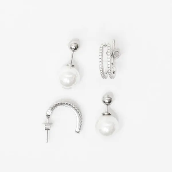 Silver_925_Sterling_Silver_Zircon_4-In-1_Earrings_For_Women