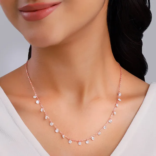 Silver_925_Sterling_Swarovski_Crystal_Rose_Gold_Plated_Chain_For_Women