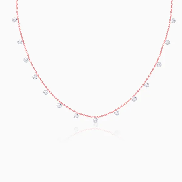 Silver_925_Sterling_Swarovski_Crystal_Rose_Gold_Plated_Chain_For_Women