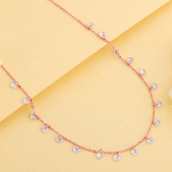 Silver_925_Sterling_Swarovski_Crystal_Rose_Gold_Plated_Chain_For_Women