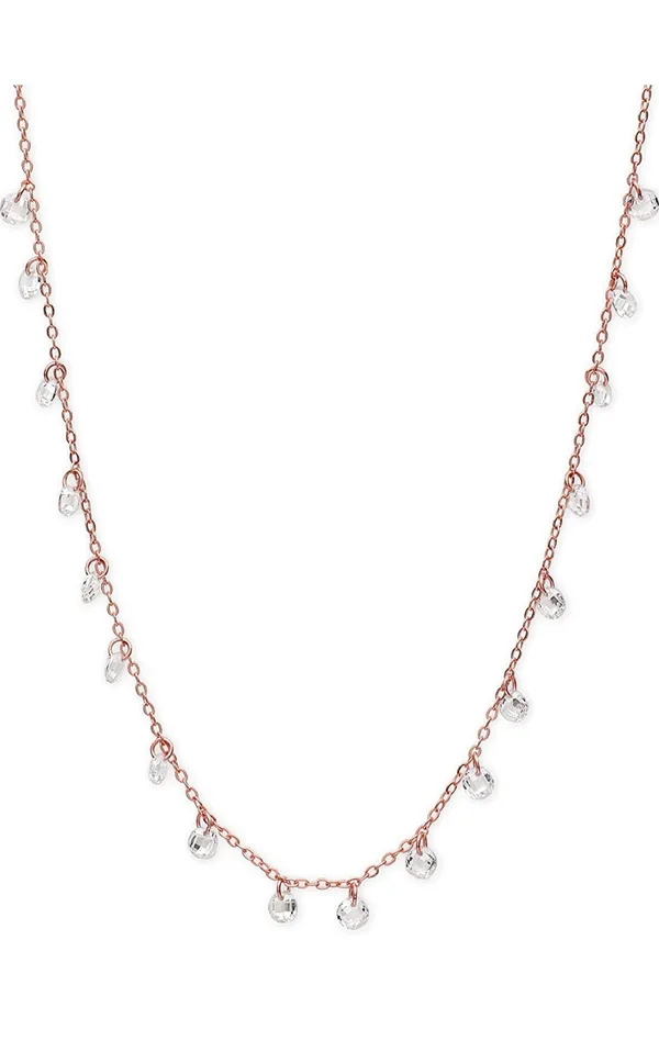 Silver_925_Sterling_Swarovski_Crystal_Rose_Gold_Plated_Chain_For_Women