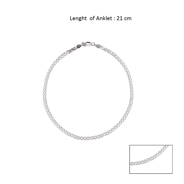 925_Silver_Flat_Anklets_(10_Inch_)