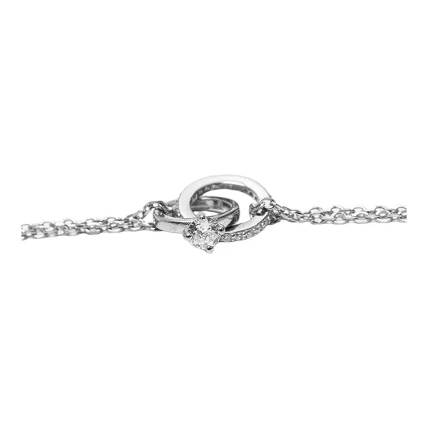Silver_925_Sterling_Zircon_Double_Ring_Bracelet_For_Women