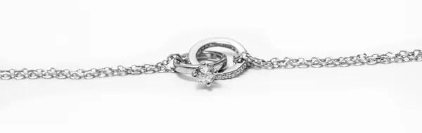 Silver_925_Sterling_Zircon_Double_Ring_Bracelet_For_Women