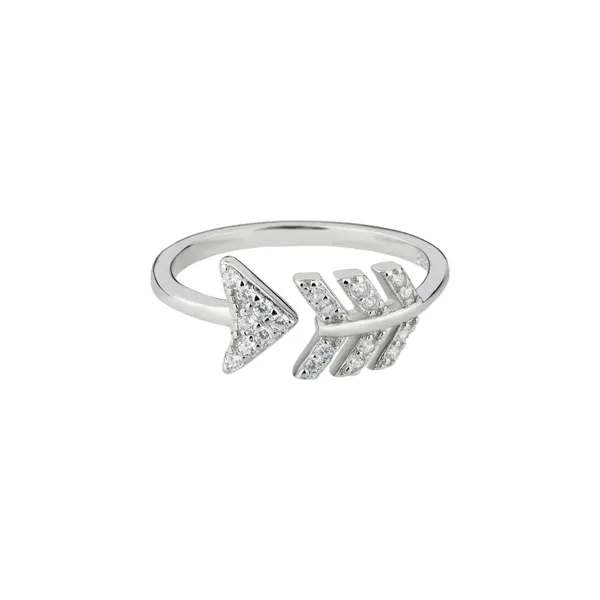 Silver_925_Sterling_Zirconia_Bow_And_Arrow_Ring_For_Women