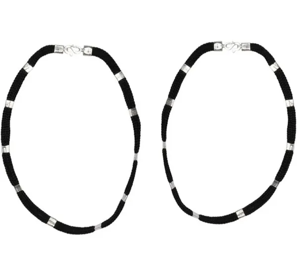 925_Silver_Tread_Anklets_(8.5_Inch_)