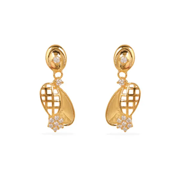Gold_925_Silver_24K_Gold_Plated_Lattice_Drop_Earrings_For_Women