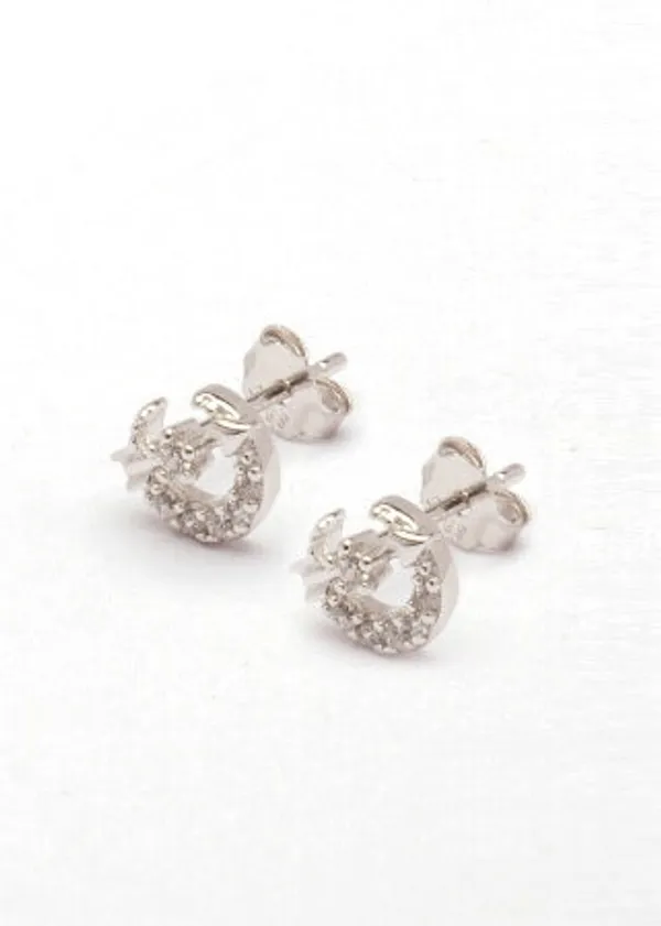 Silver_925_Sterling_Moon_Arrow_Stud_Earrings_For_Women