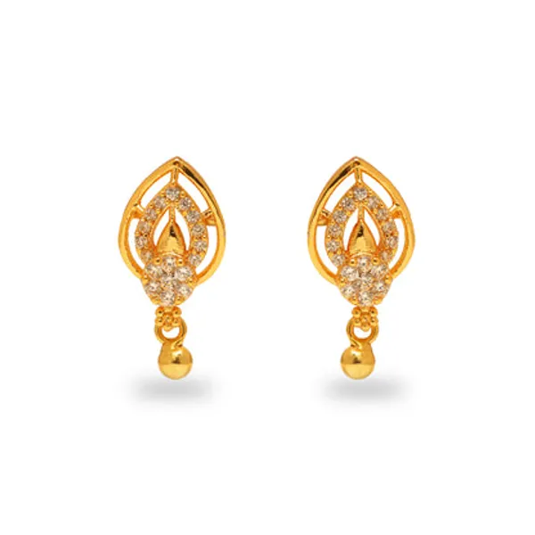 Gold_925_Silver_24K_Gold_Plated_Oval_Design_Earrings_For_Women