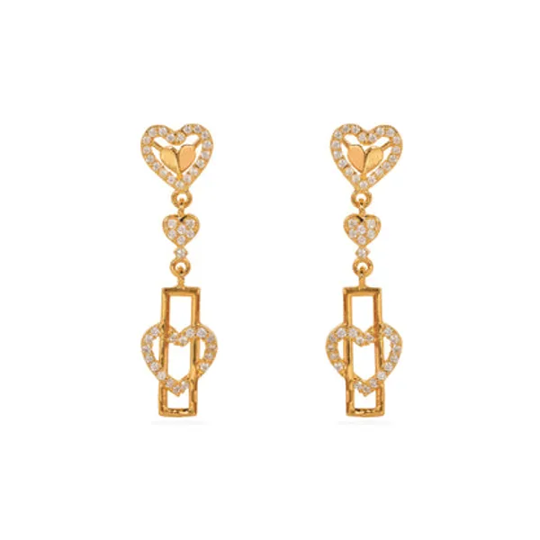 Gold_925_Silver_Heart_Geometric_Cz_Drop_Earrings_For_Women