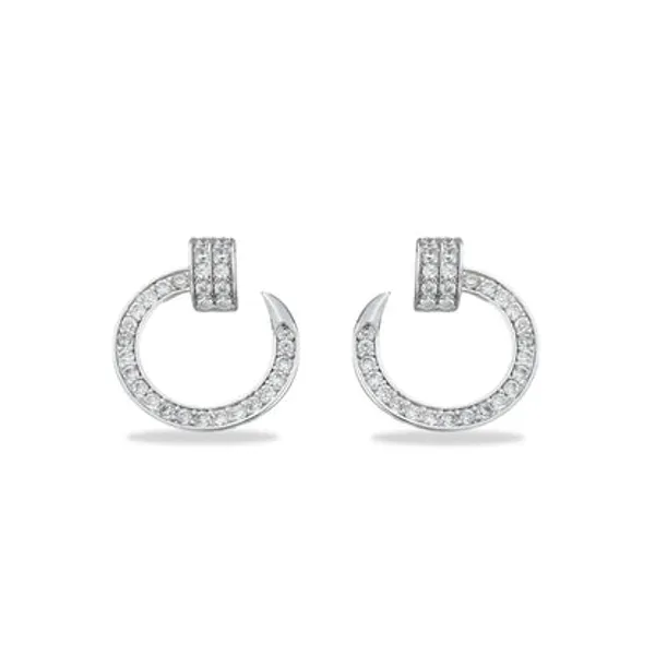 Silver_925_Circle_Stud_Earrings_For_Women