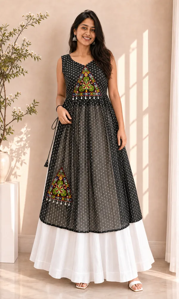 Black_Elegant_Designer_Navratri_Kurti