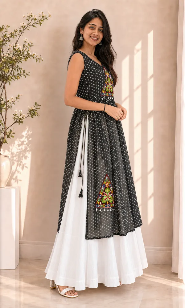 Black_Elegant_Designer_Navratri_Kurti