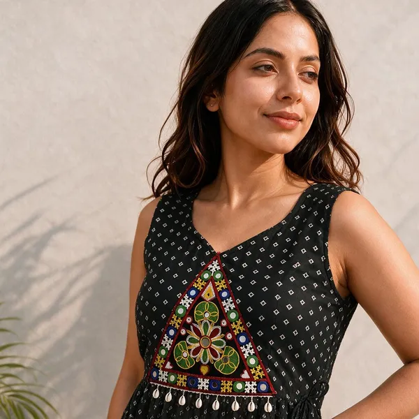Black_Elegant_Designer_Navratri_Kurti