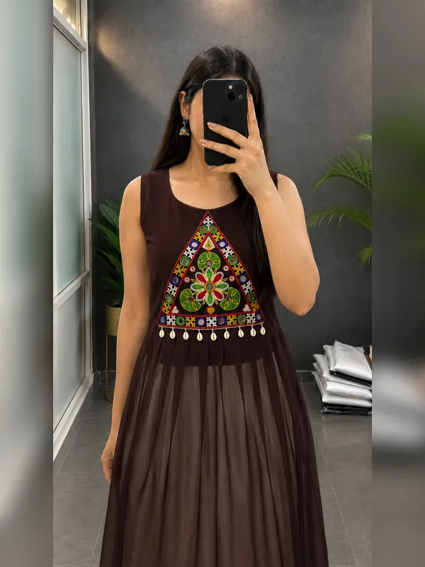 Georgette_Navratri_Kurti