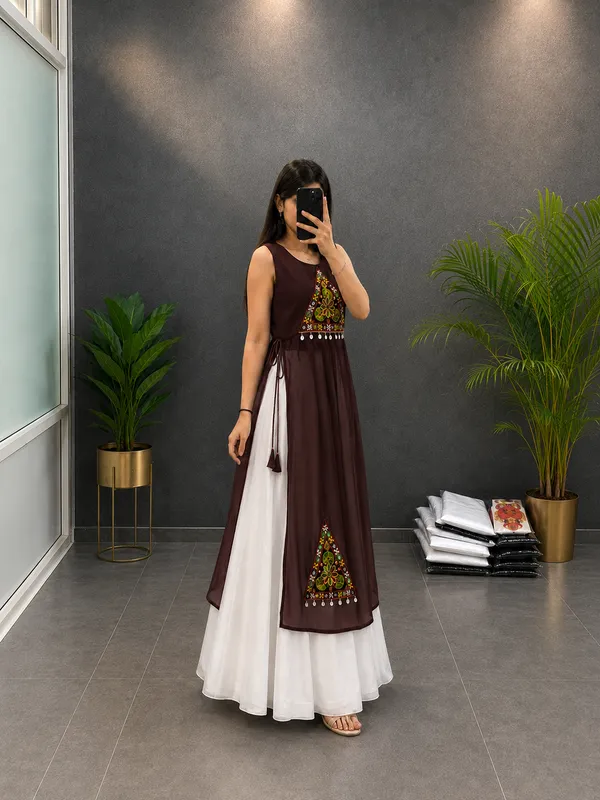 Georgette_Navratri_Kurti