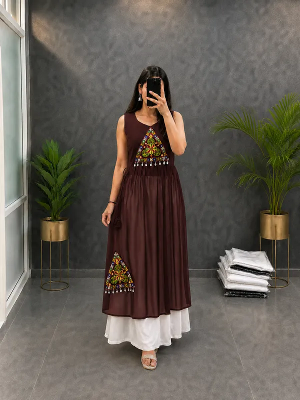 Georgette_Navratri_Kurti