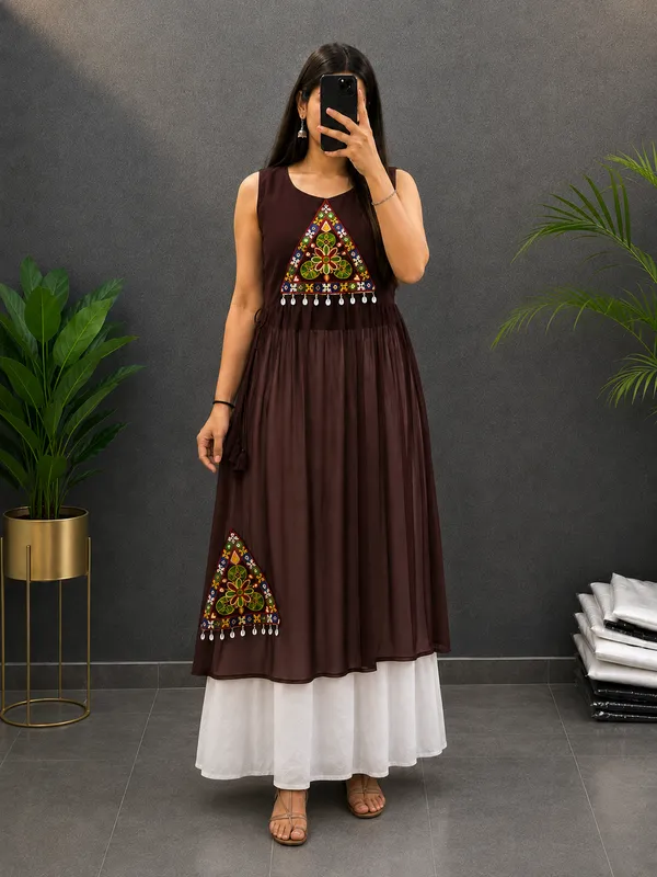 Georgette_Navratri_Kurti