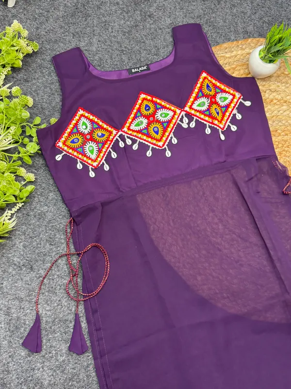 Purple_Embroidered_Georgette_Kurti