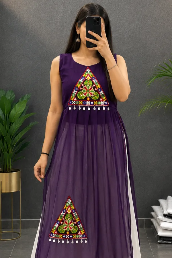 Purple_Stylish_Navratri_Kurti
