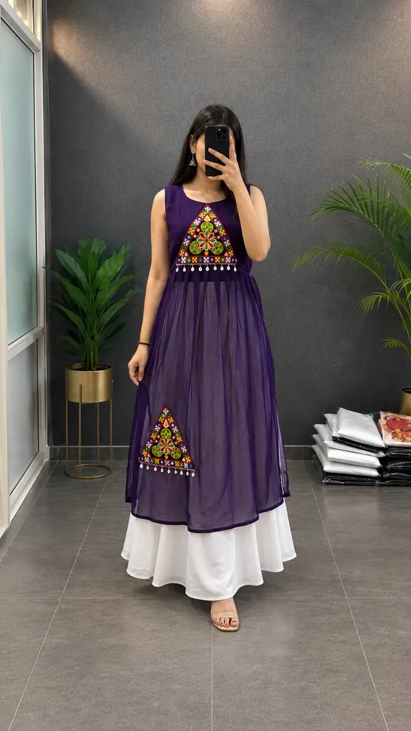 Purple_Stylish_Navratri_Kurti