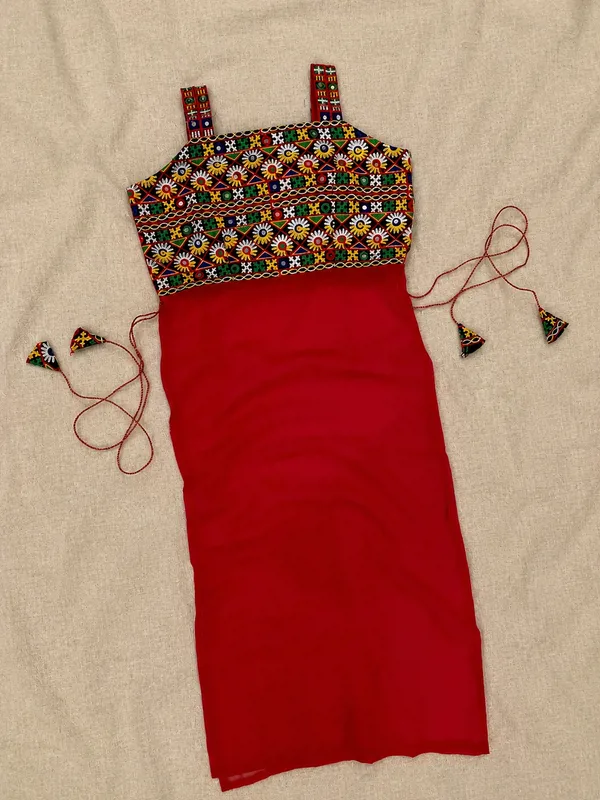 Red_Kutchi_Embroidered_Georgette_Kurti