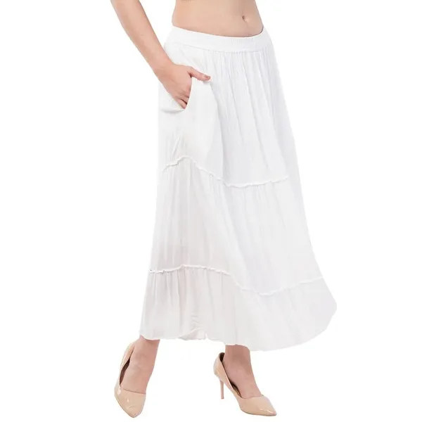 Women_S_Rayon_Crepe_Skirt_With_Lining_And_Pockets
