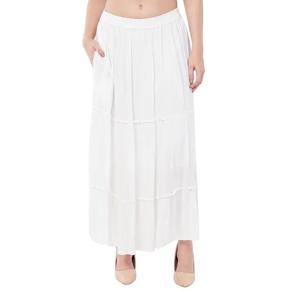 Women_S_Rayon_Crepe_Skirt_With_Lining_And_Pockets