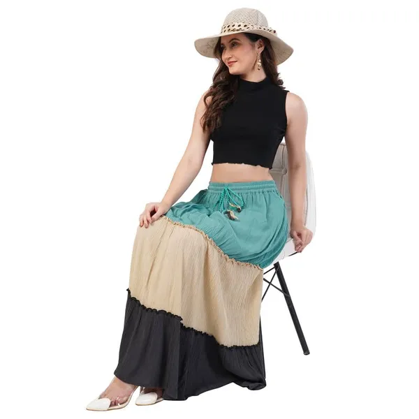 Rayon_Crepe_Tiered_Maxi_Skirt