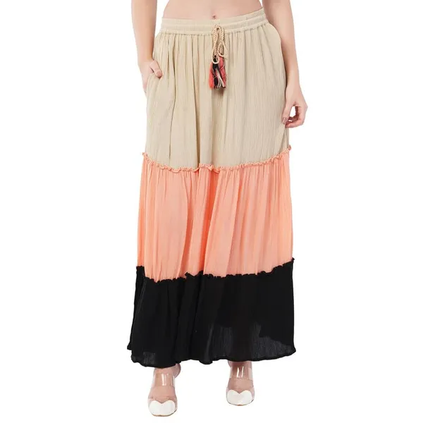 Women_S_Crepe_Tiered_Maxi_Skirt