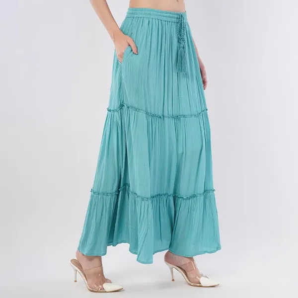 Women_S_Rayon_Crepe_Flared_Skirt
