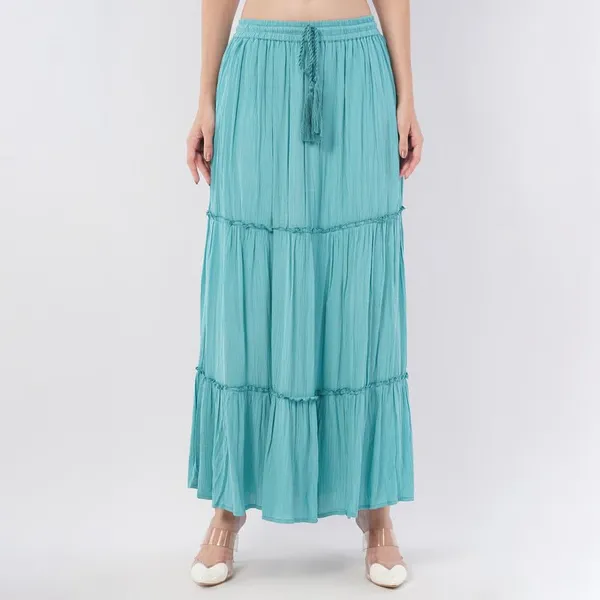 Women_S_Rayon_Crepe_Flared_Skirt