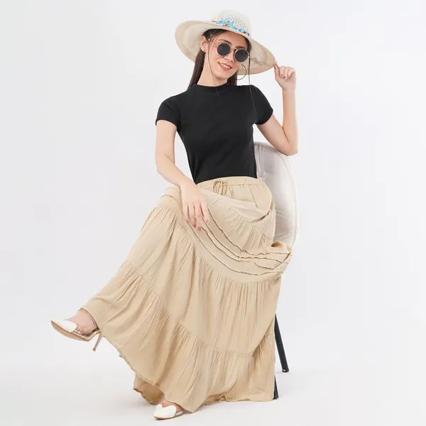 Women_S_Maxi_Skirt_With_Lining_And_Pocket