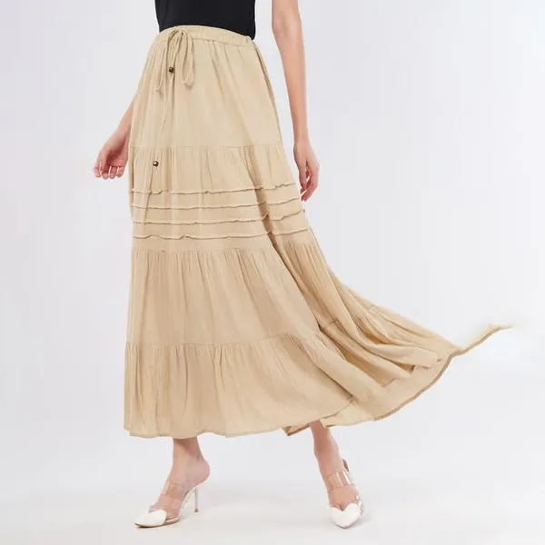 Women_S_Maxi_Skirt_With_Lining_And_Pocket