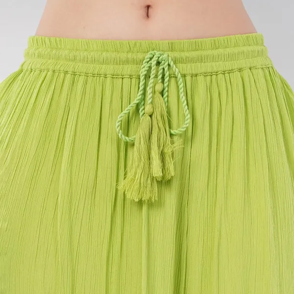 Rayon_Crepe_Flared_Skirt_With_Lining_And_Pocket