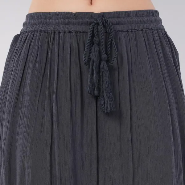 Rayon_Crepe_Flared_Skirt_With_Lining_And_Pocket