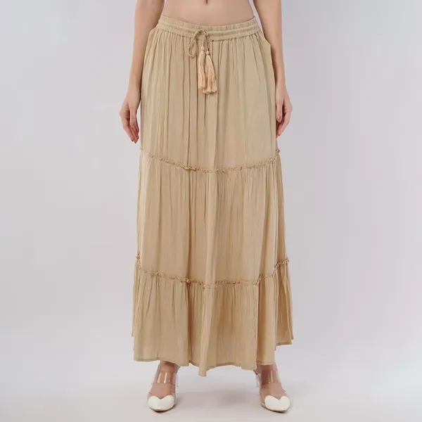 Rayon_Crepe_Flared_Skirt