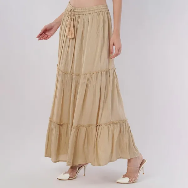 Rayon_Crepe_Flared_Skirt