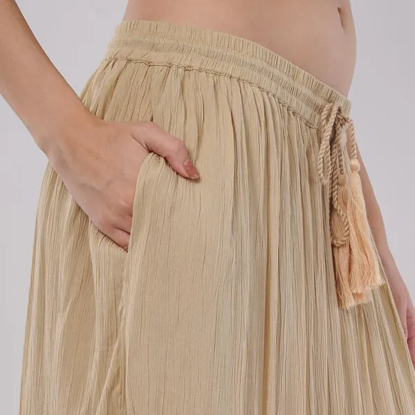 Rayon_Crepe_Flared_Skirt