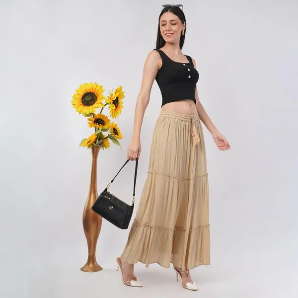 Rayon_Crepe_Flared_Skirt