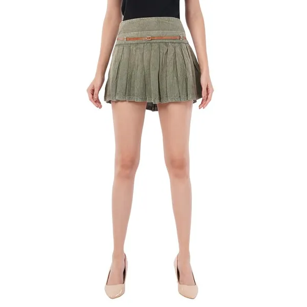 Women_S_High_Waist_Pleated_Mini_Skirt_With_Belt