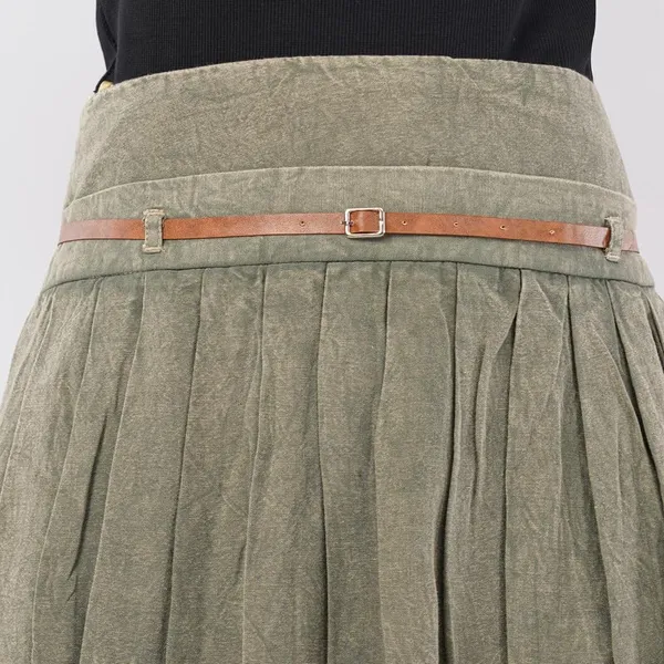 Women_S_High_Waist_Pleated_Mini_Skirt_With_Belt