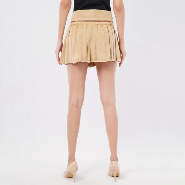 Women_S_Pleated_Mini_Skirt_With_Belt