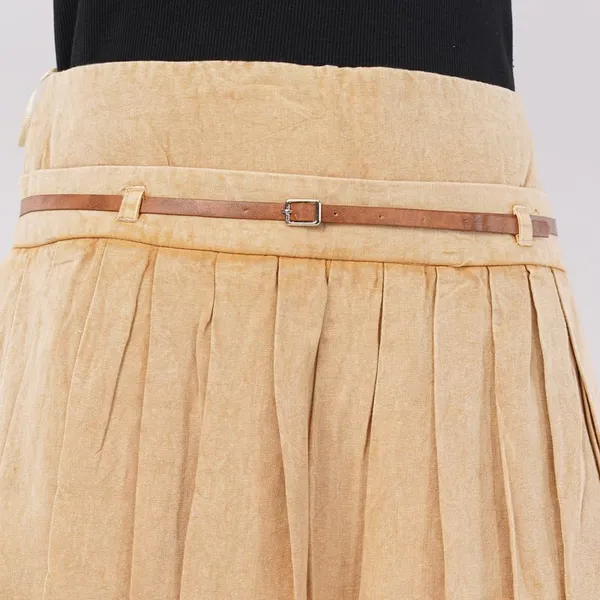 Women_S_Pleated_Mini_Skirt_With_Belt