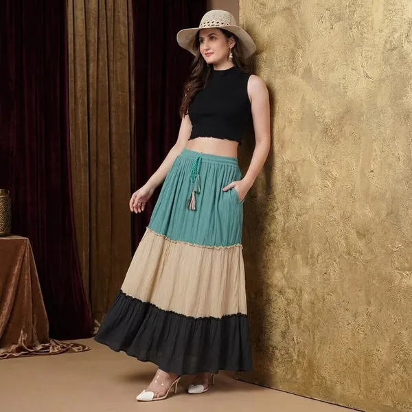 Rayon_Crepe_Tiered_Maxi_Skirt